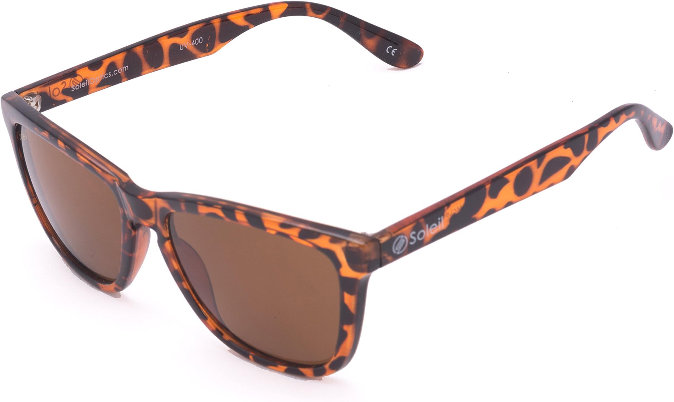 Soleil McLEAN Hermes, Brown Amber Lens, Tortoise Shell Frame
