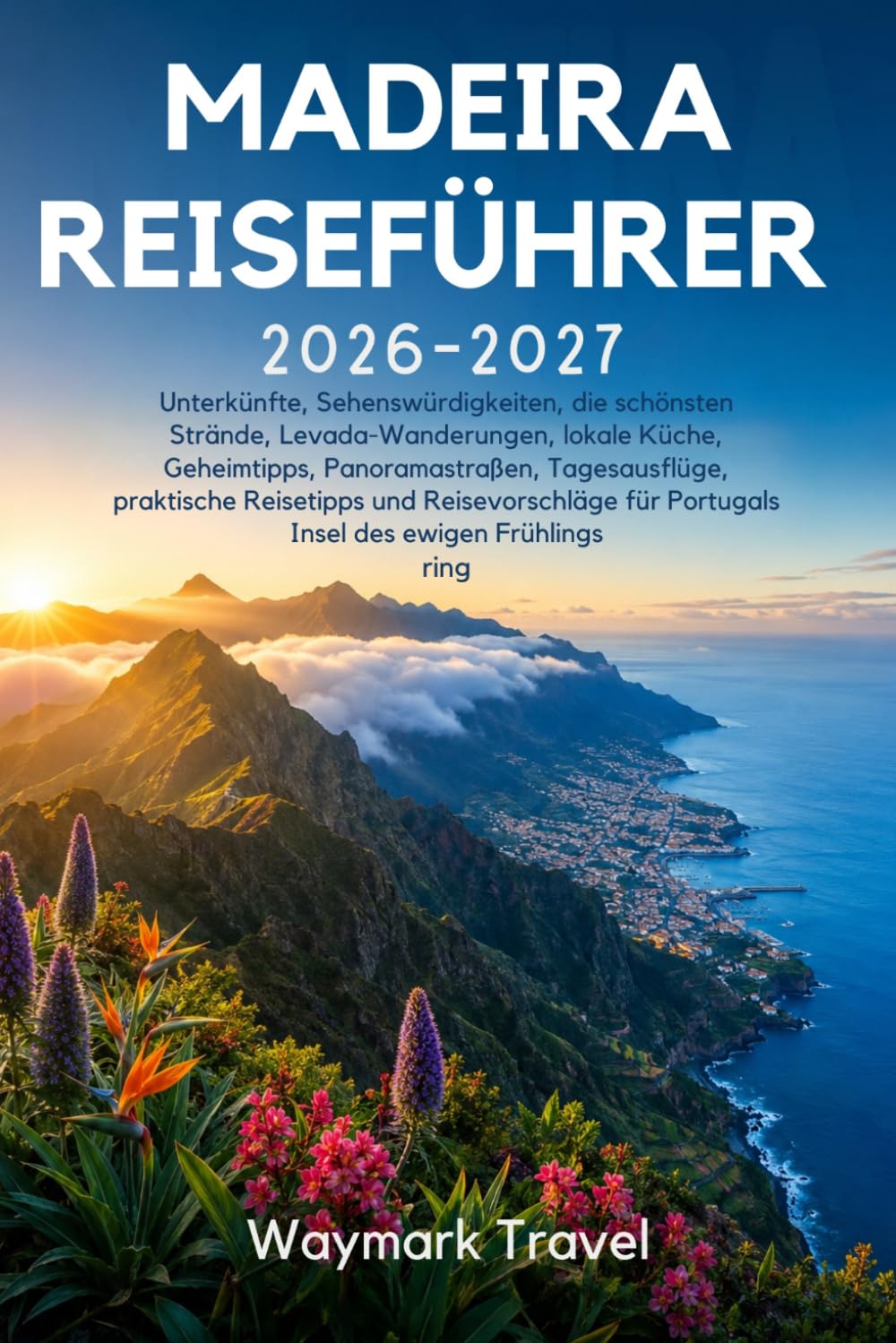 MADEIRA REISEFÜHRER 2026–2027: Unterkünfte,Sehenswürdigkeiten,die schönsten Strände,Levada-Wanderungen,lokale Küche,Geheimtipps,Panoramastraßen,Tagesausflüge,praktische Reisetipps und Reisevorschläge