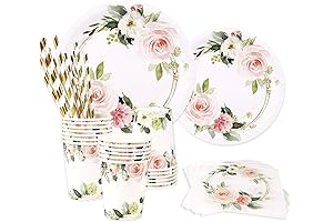 Floral Paper Plates
