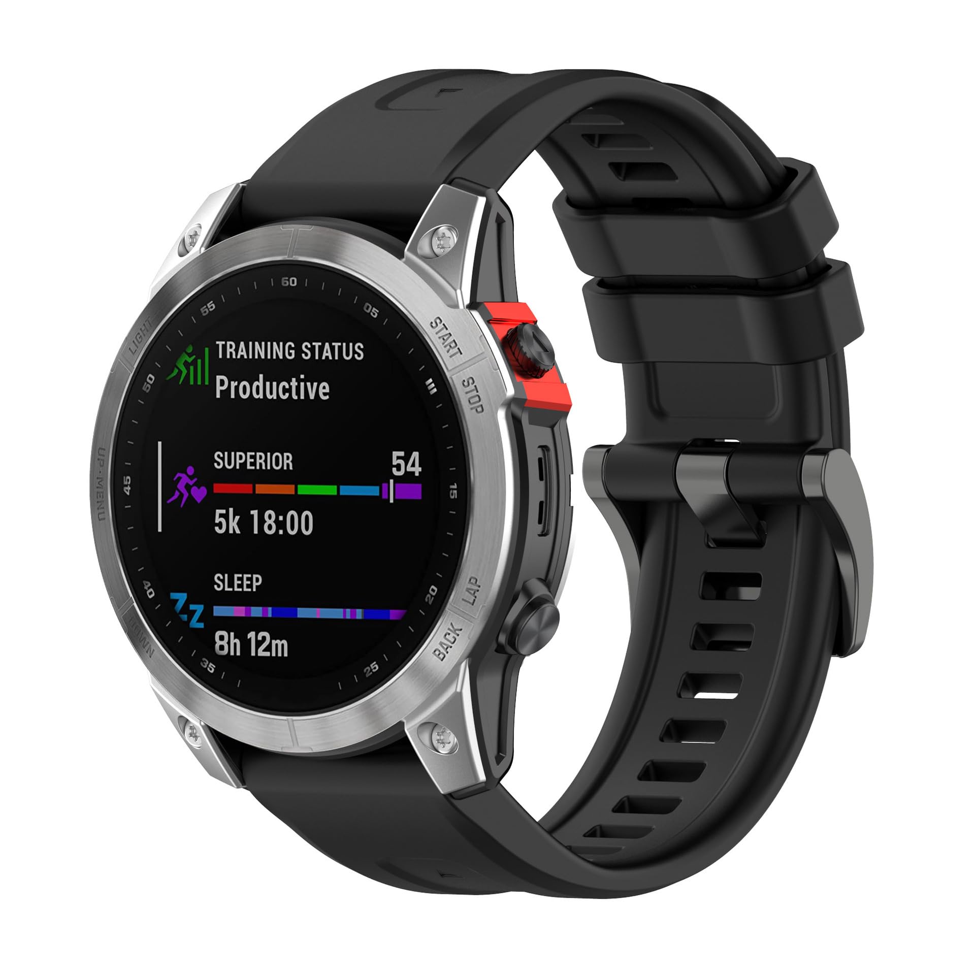 Pasek zapasowy 22 mm Quick Fit do Garmin Fenix 8/7 Sapphire Solar / E/5/5 Plus/6 Pro GPS, silikonowy pasek do zegarka Garmin Tactix 8/Quatix 5/7 Pro/Descent G2/G1 Solar