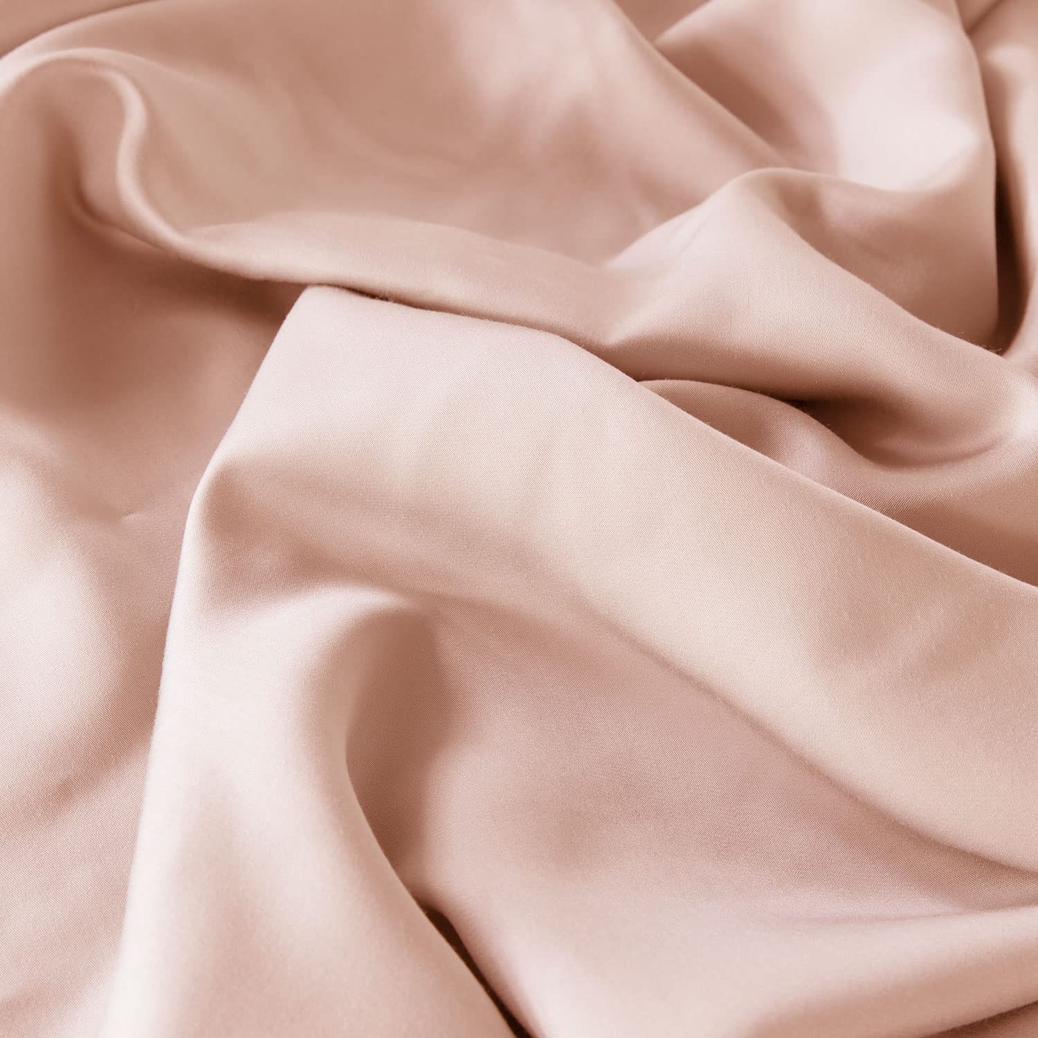 AGAPIE - Bambus Lyocell Spannbettlaken 140x200x35 cm - Alt-Rosa, 100% Bio Oeko-Tex 100, für Allergiker, Antibakteriell, Ganzjahres-Bettwäsche, Atmungsaktiv, Geruchshemmend, Besonders sanft