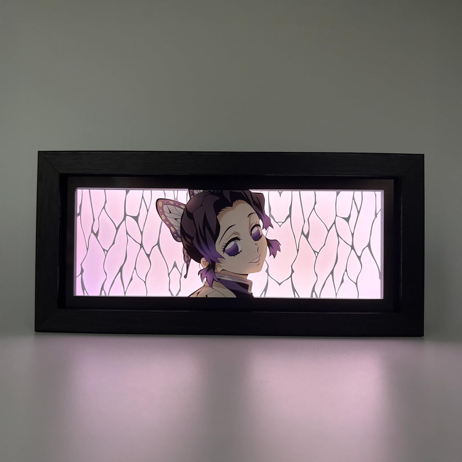 Shinobu Light Box - Demon Slayer – Anime Lamp Figure Night Light – 3D Anime Room Décor Gift for Otaku
