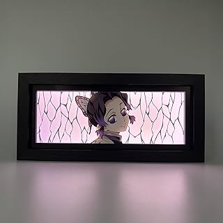 Shinobu Light Box - Demon Slayer – Anime Lamp Figure Night Light – 3D Anime Room Décor Gift for Otaku