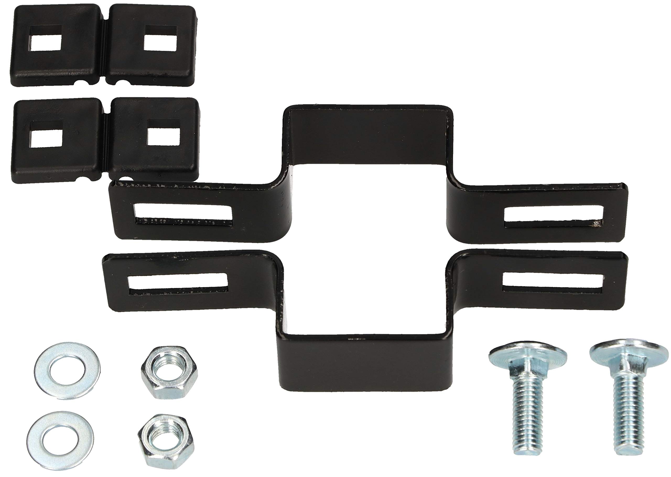 Lot De 4 Colliers De Serrage Pour Auvent De Caravane/tente - Compatible Tubes 22 à 25 Mm - Plastique ABS Noir - 8