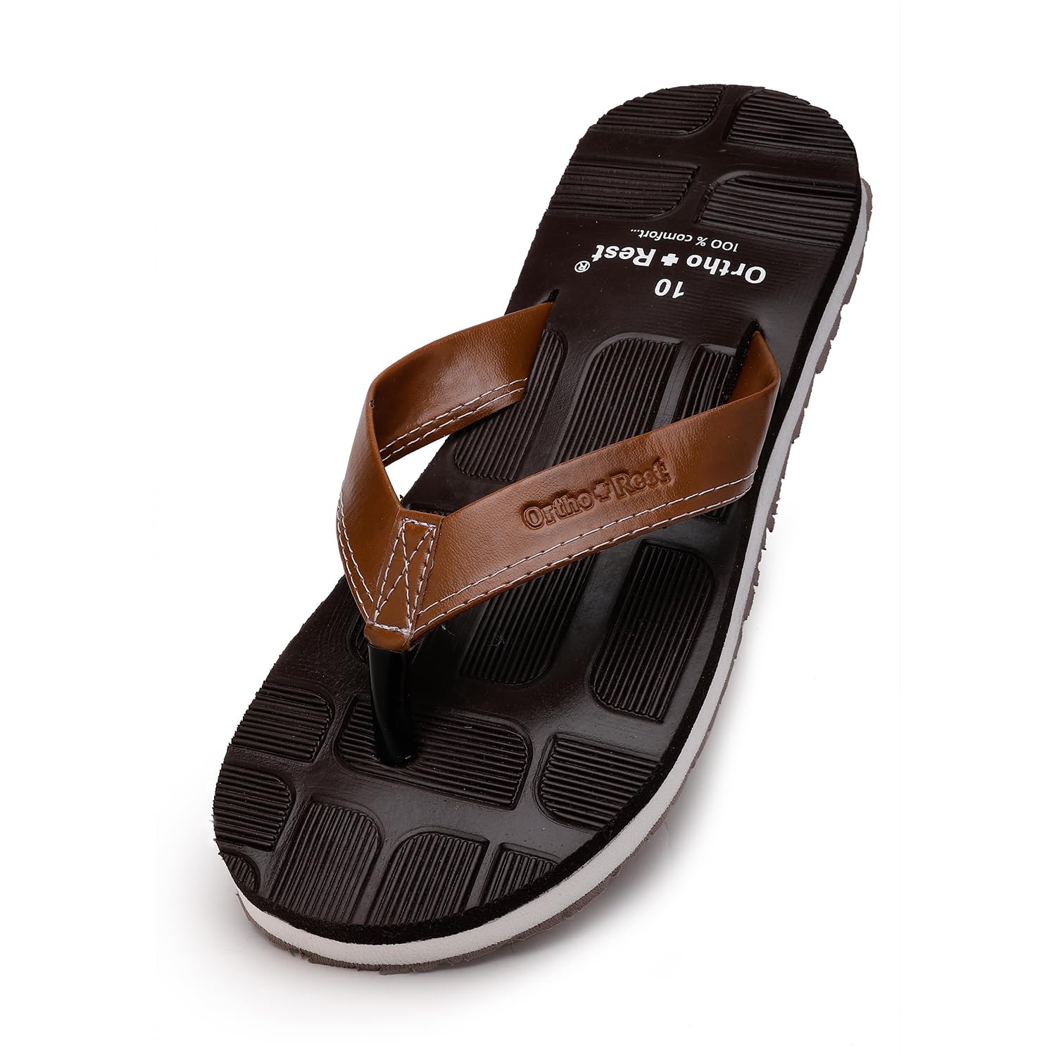 Ortho + Rest Men slippers with cushioned footbed|soft stylish comfortable and anti skid Mens Flip-Flops & Slippers Daily Use (B0DCBDZC1C) Amazon Price History, Amazon Price Tracker