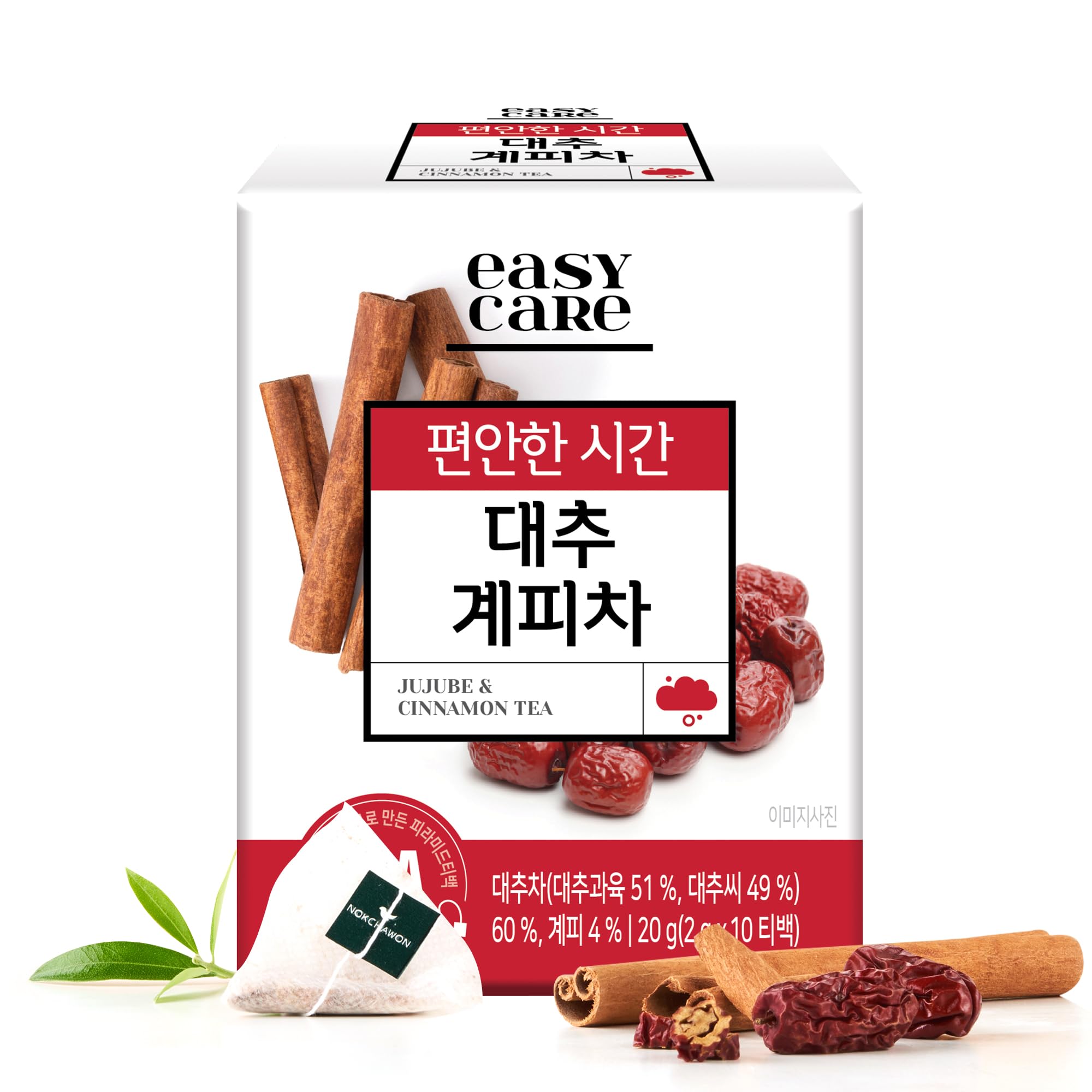 Amazon.com: [Nokchawon] Jujube Cinnamon Korean Tea (10 Bags, 0.71