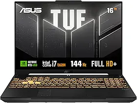 ASUS TUF Gaming F16 Intel Core i7, RTX 4050, 16 GB, 512 GB SSD, W11 Home,16.0'' FHD, Mecha Gray - FX607VU-RL007W