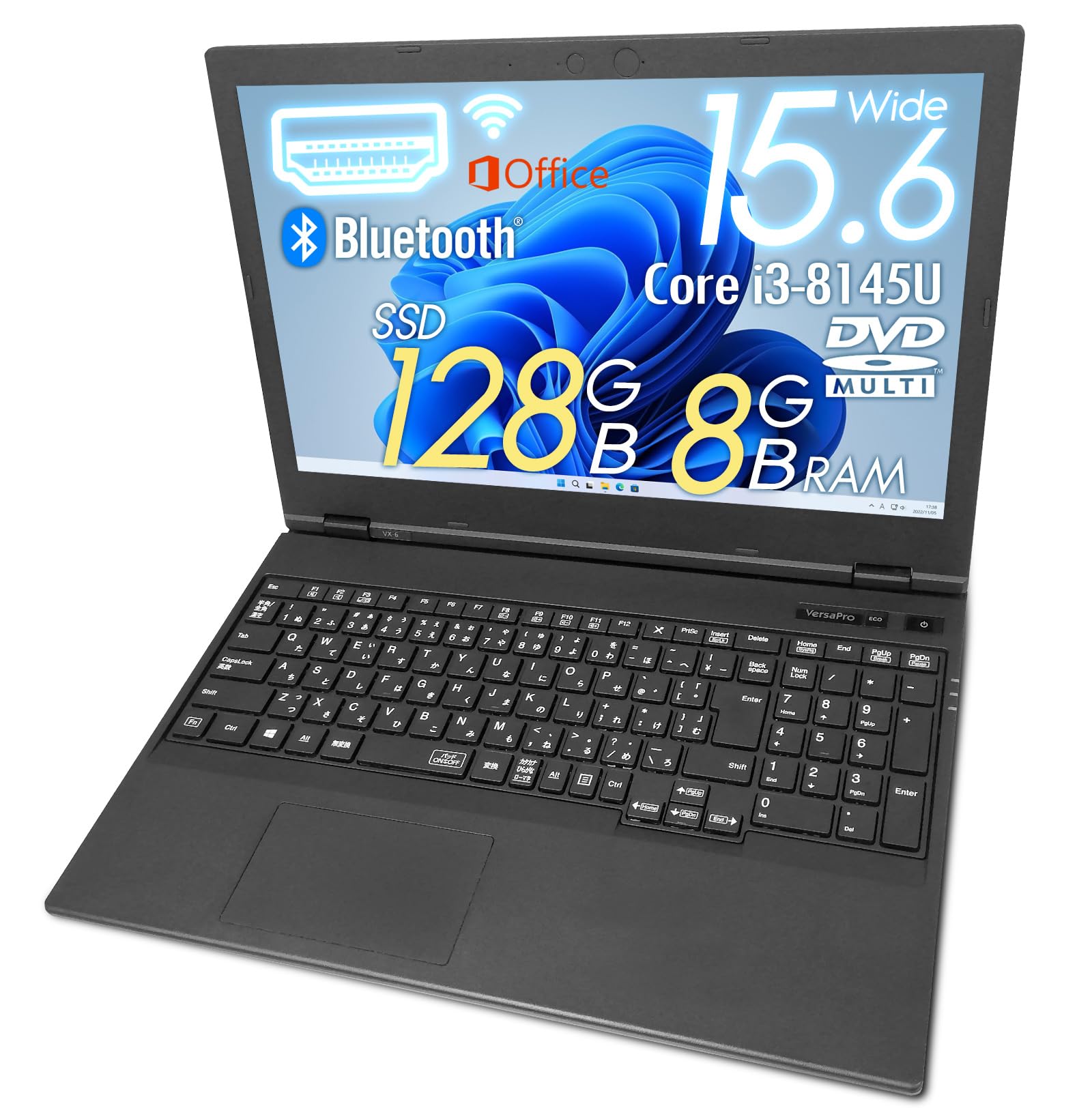Amazon.co.jp: 【整備済み品】ノートPC VersaPro VKL21/15.6型