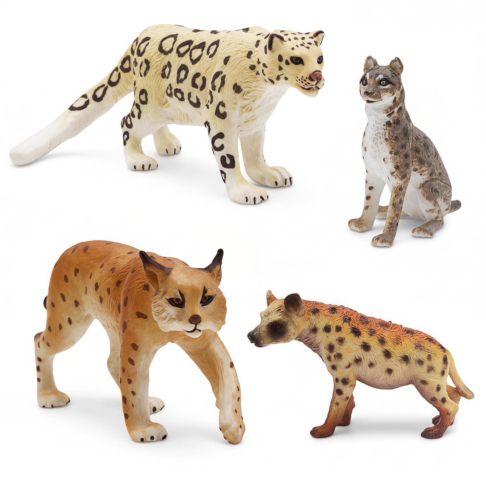 Amazon.com: Gemini&Genius Lynx Snow Leopard Toys Set for Kids