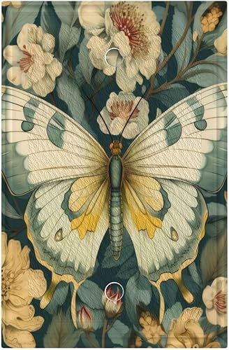 Miniatura 86 de Cubiertas Decorativas de Arte para Interruptores de Luz, Hojas de Otoño, Placa de Pared de Palanca Individual, Cubierta Decorativa de Interruptor,