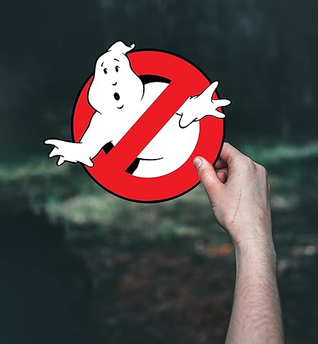 Miniatura 2 de Calcomanía de vinilo de 8 pulgadas de Ghost Busters | Carros, camiones, furgonetas, paredes, laptop