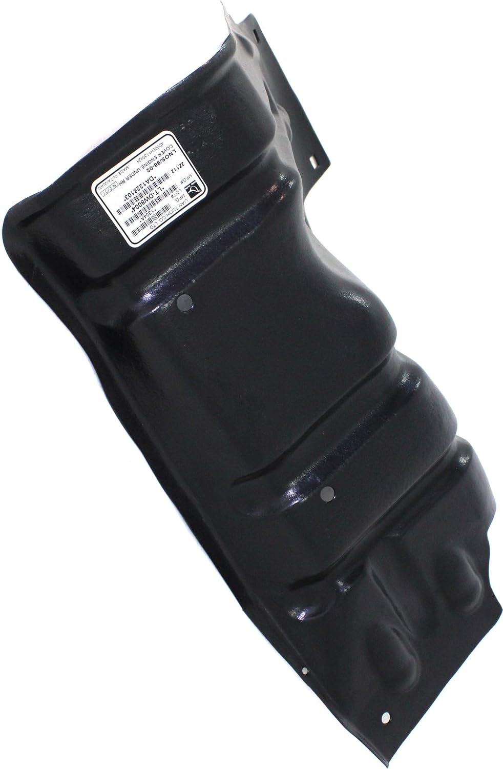 Compatible with 99-02 Lanos Engine Splash Shield Under Cover Passenger Side DA1228103 96251681