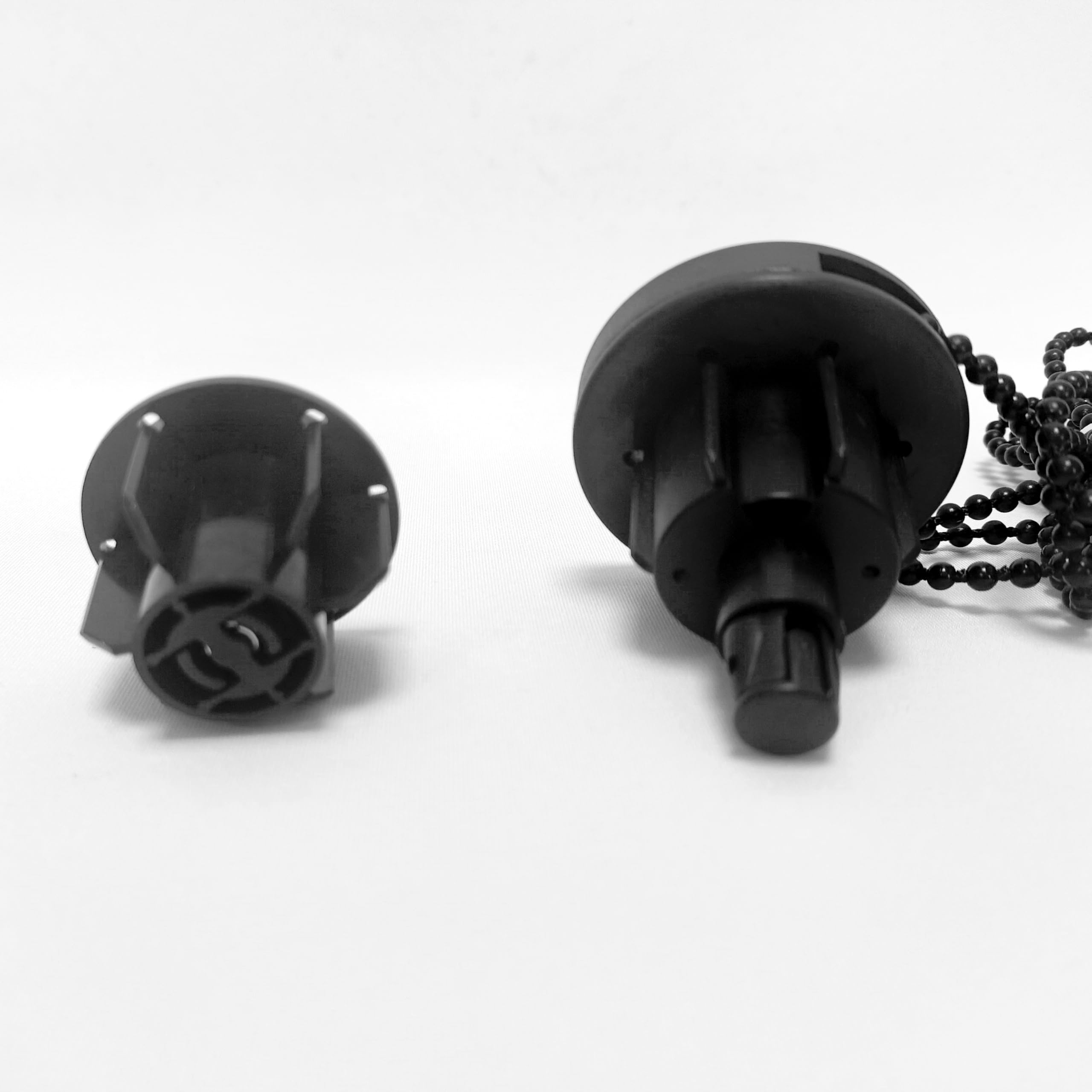 Blindecor | Kit meccanismo per tende avvolgibili | Compatibile con tubi da 38 mm - Nero | Scatola meccanismi di sostituzione completa