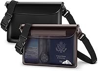 Vista 15 de HEETA Paquete de 2 bolsas impermeables, sensibles a la pantalla táctil, bolsa seca impermeable con correa ajustable para la cintura, mantiene tu