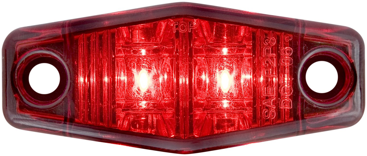 Optronics MCL73RBP LED Marker/Clearance Light - Red, Polycarbonate, Low Amp Draw - View #6