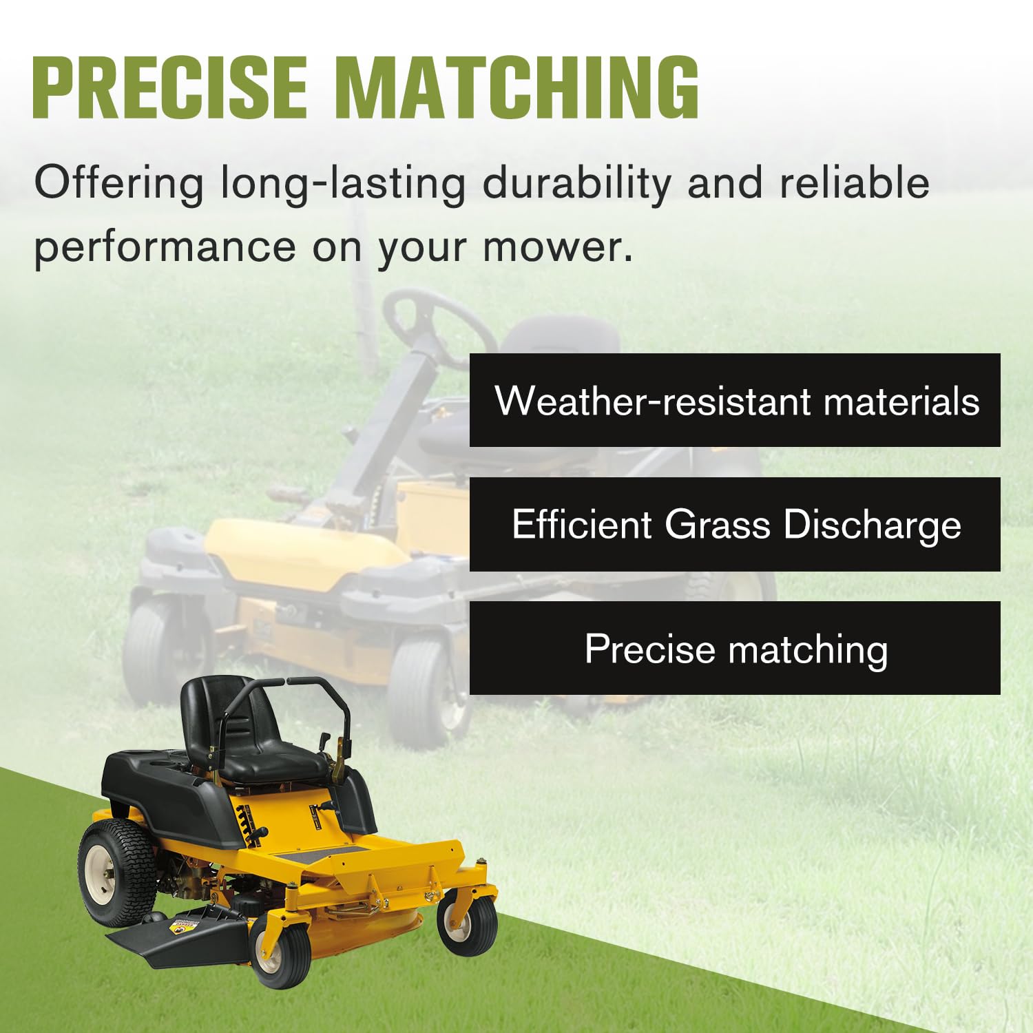 deawater 1 juego 631-05058 para CUB Cadet RZT 50 54 S L54 L50 para MTD Troy-Bilt Mustang XP 50 54 Zero Turns