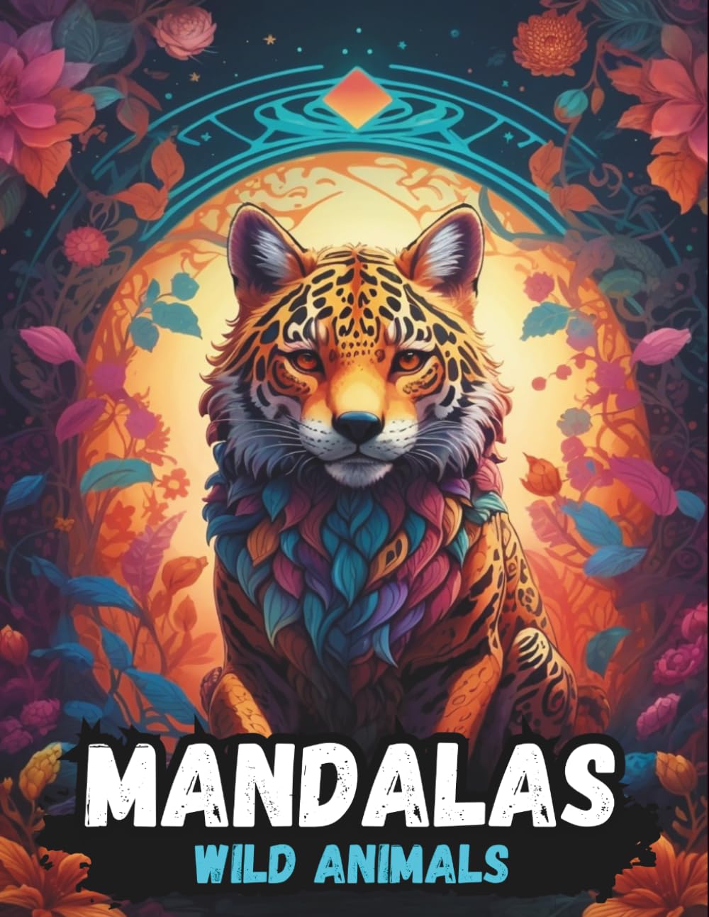MANDALAS WILD ANIMALS: Amazing Animal Mandalas to Color for Boys, Kids and Teens