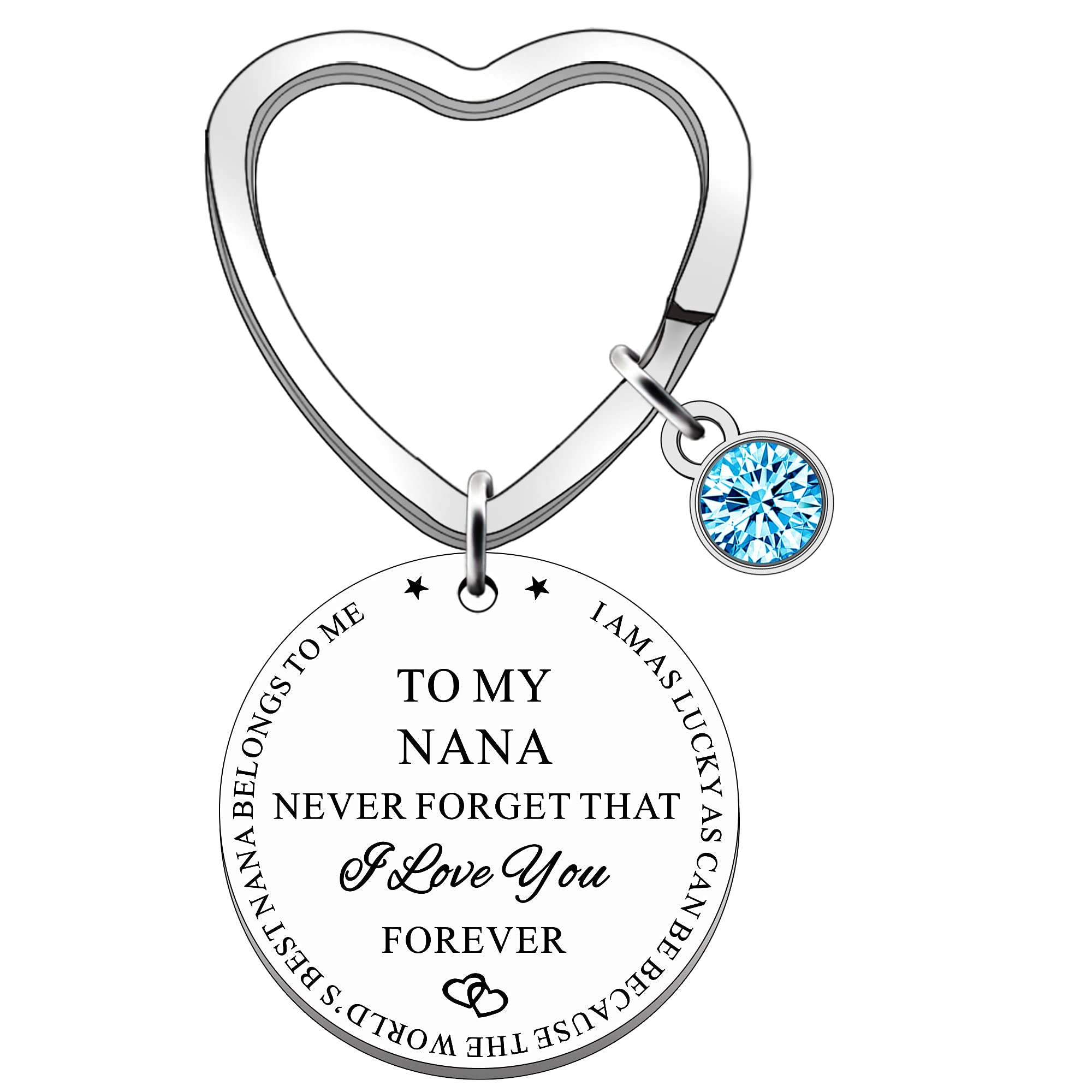 Nana Gifts: Birthday, Mothers Day & Christmas Keyring Keychain