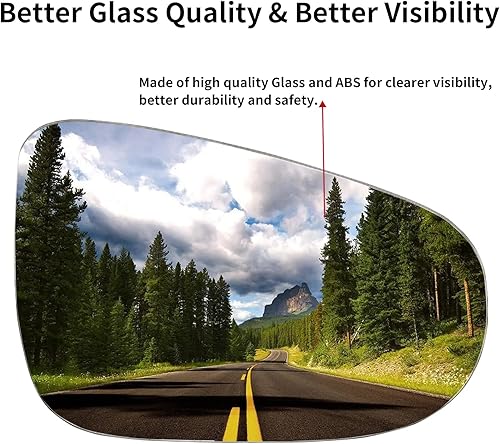 Miniatura 5 de Espejo lateral de pasajero de repuesto para Volkswagen VW MK6 2010 2011 2012 2013 2014 Golf GTI Espejos de cristal  Espejo retrovisor lateral