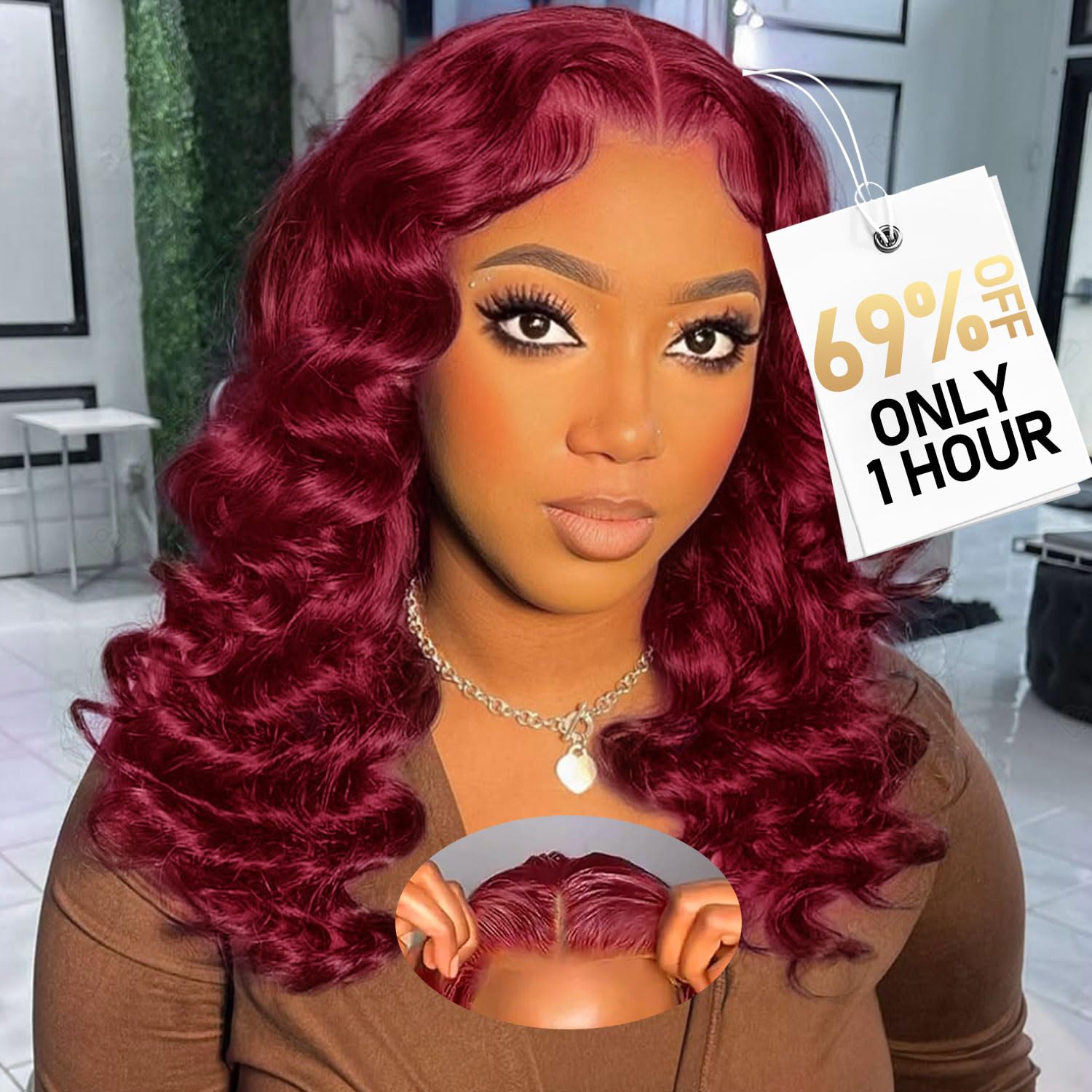 99j Burgundy 5x5 Glueless Body Wave Bob Wig Human Hair 200% Density With Baby Hair 5x5 Hd Lace Closure Wigs For Black Women Wear And Go Glueless Bob Wig16 Inch
