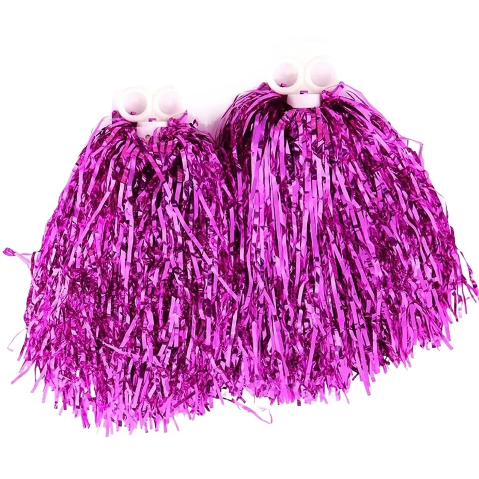 Pompom Fancy Competition Flower Dance Party Decorator Cheerleading Cheering Ball Cheerleader Pompoms for Cheerleaders(1pair Rose)