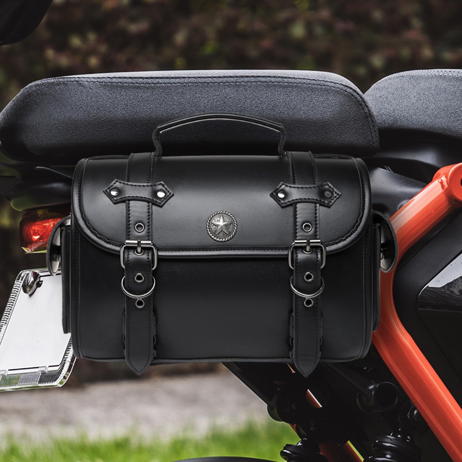 Sacoches de selle pour moto - Étanche - Sacoche latérale pour porte-bagages - Sac à dos pour enduro, vélo d'aventure, VTT