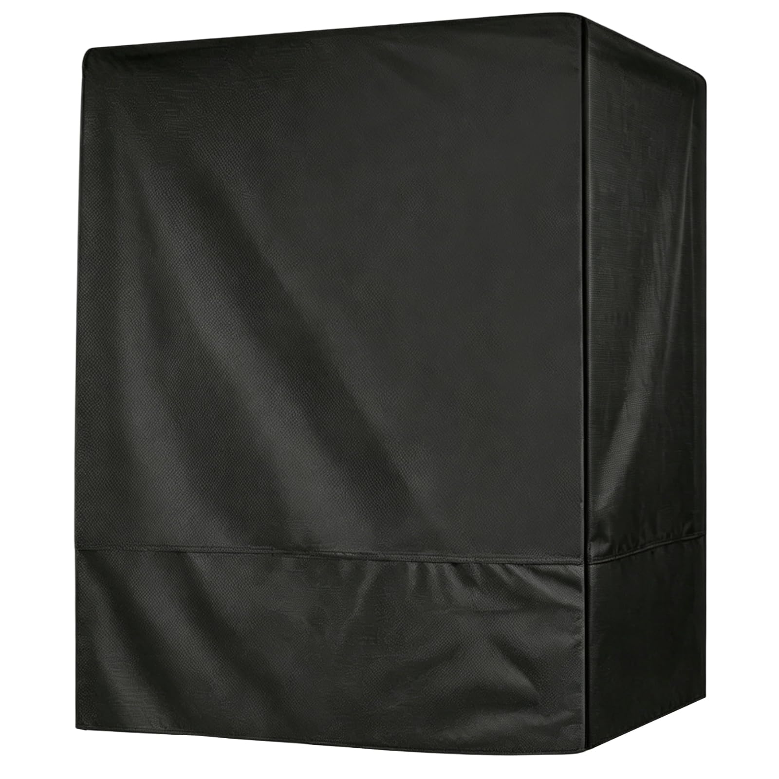 Generisch Schwarze Vogelkäfigabdeckung aus 600D Oxfordgewebe, 33 L x 23 B x 41 H Zoll, Abdeckung für Papageienkäfig mit Rundumschutz gegen Staub, mit Frontklappe für Terrasse und Außenbereich