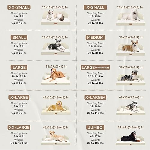 Miniatura 3 de Cama grande ortopédica lavable para perros cama extragrande extragrande para perros grandes con cojín lavable y sofá de espuma viscoelástica,