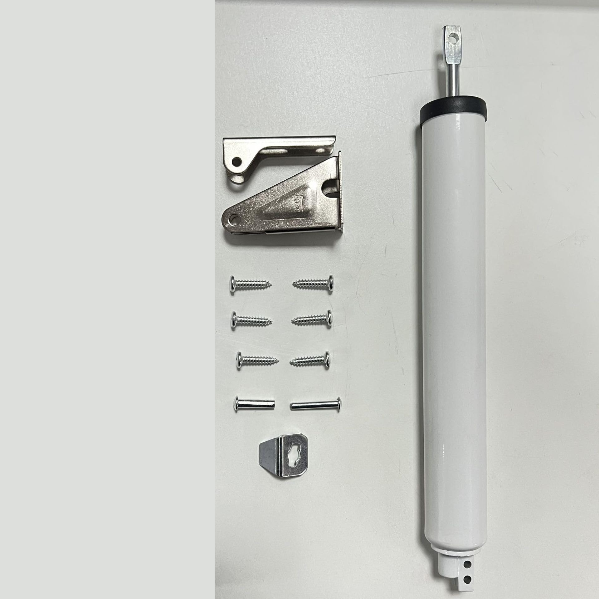 Door Closer, Pneumatic Automatic Door Closer Positioning Adjustable Speed Closing Equipment Mute Soft Hardware,Commercial & Home Use(C)