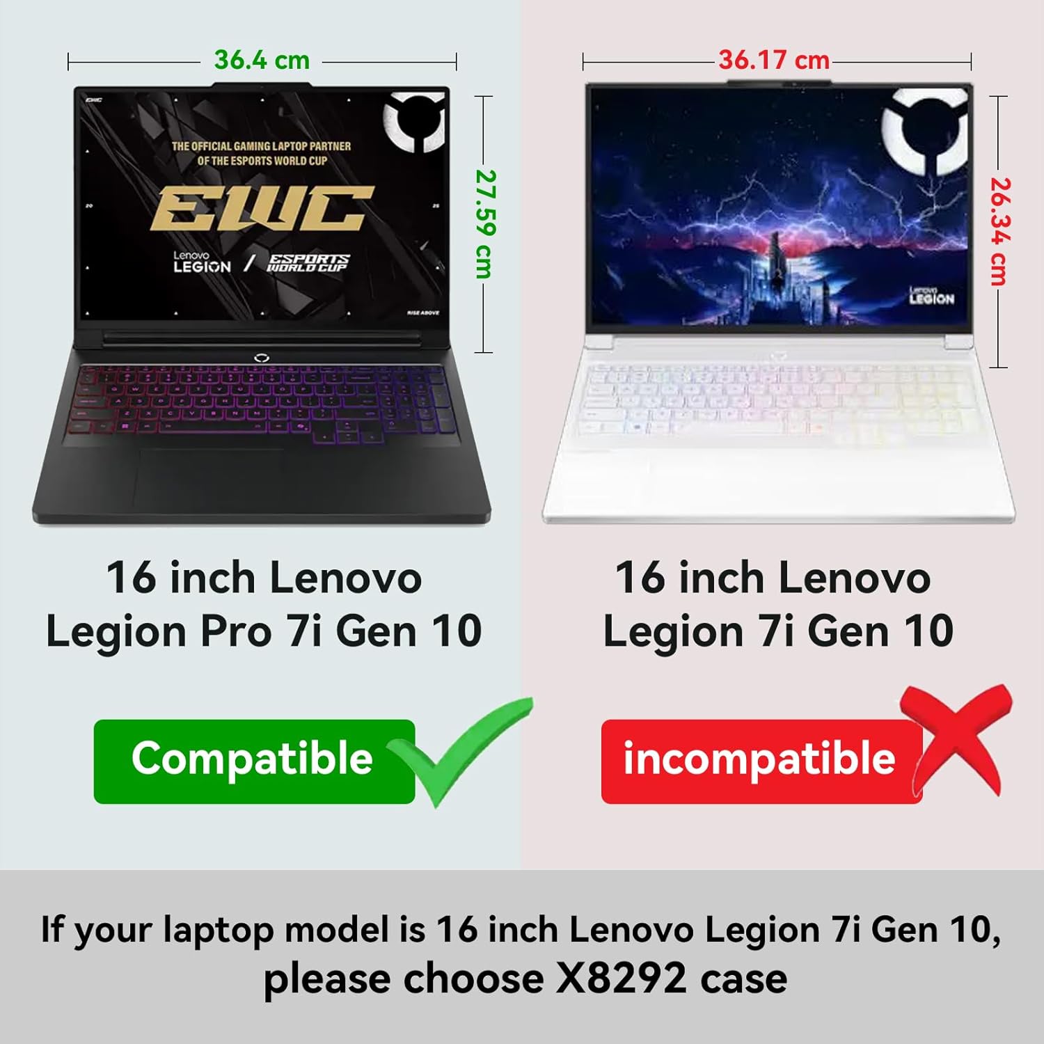 Smatree Hard EVA Protective Sleeve Case Compatible for 16 inch Lenovo Legion Pro 7/7i Gen 10, for 16 inch Lenovo Legion 9i Gen 9, for 16inch LOQ 16IRH8/16APH8 Gaming Laptop (X8310) - Image 2