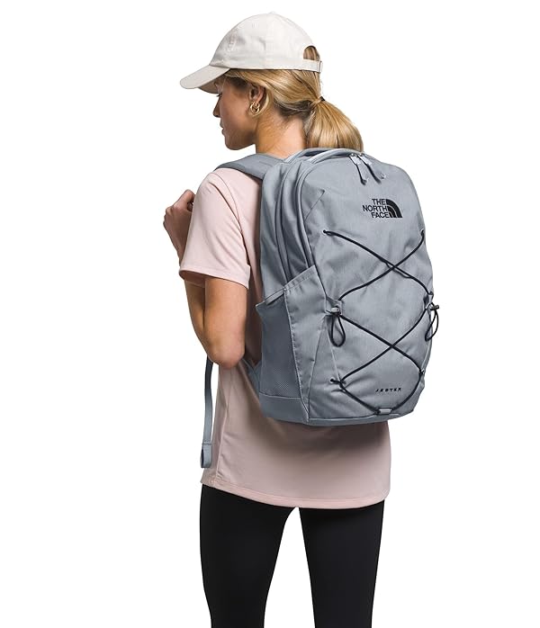 The North Face Jester Everyday Laptop Backpack - Commuter Daypack, Water Repellent, Laptop Sleeve, Mid Grey Dark Heather/TNF Black-NPF, One Size by The North Face - Image 7