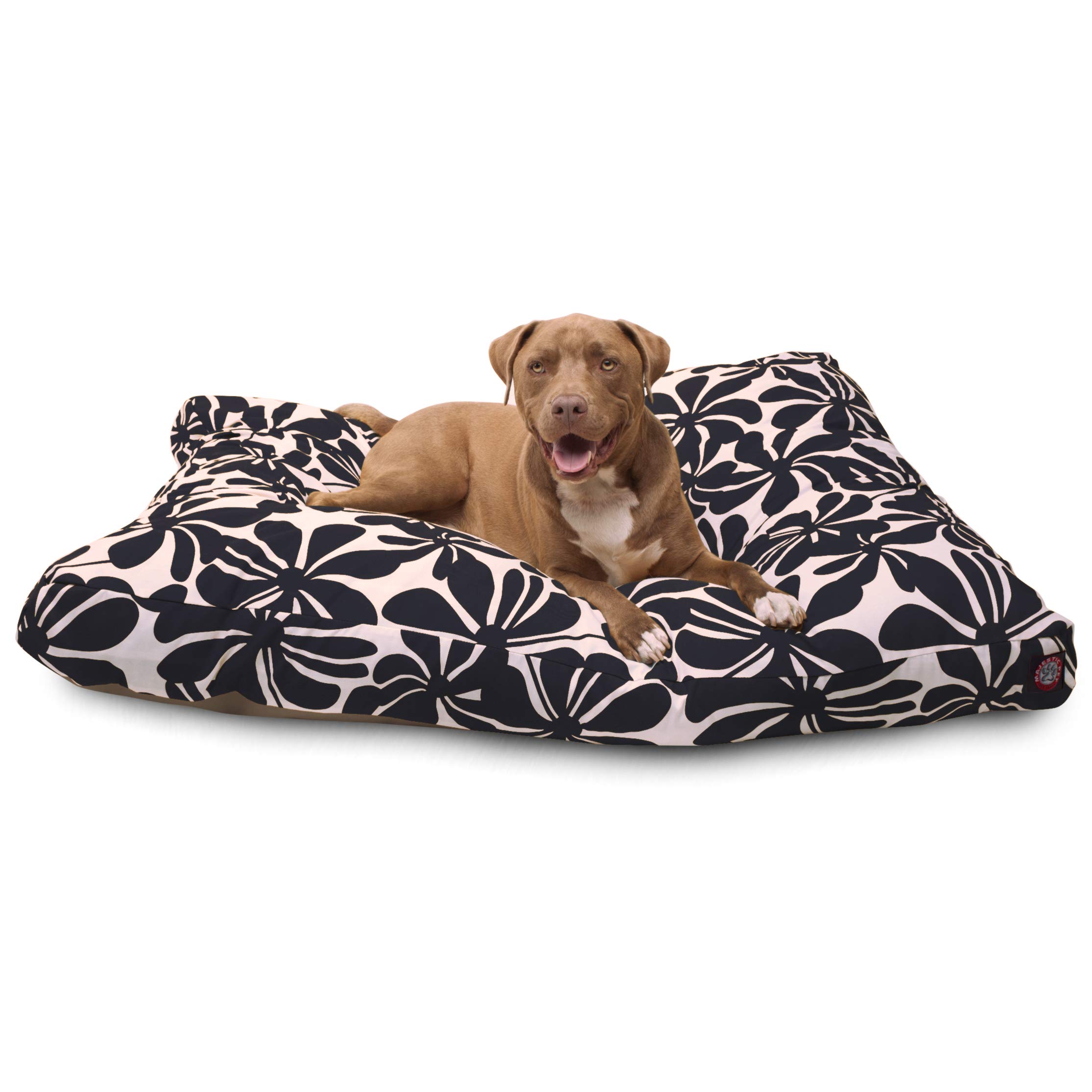 Navy Blue Plantation Extra Large Rectangle Indoor Outdoor Pet Dog Bed With Removable Washable Cover By Majestic Pet Products