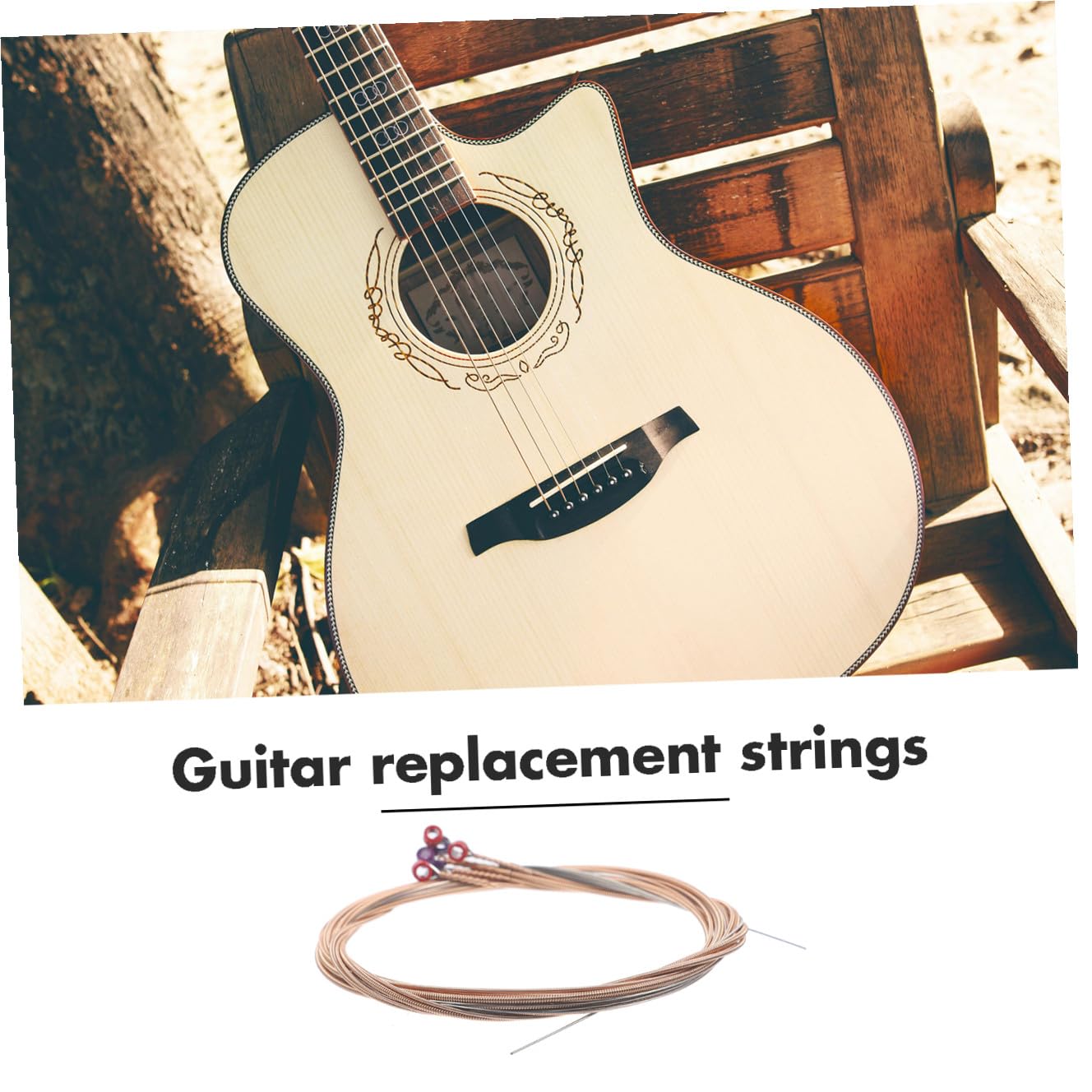 TOYANDONA 24stücke Akustikgitarrensaiten Phosphorbronze Austauschbare Saiten Für Folk-gitarren Klare Töne Und Reiche Resonanz Langlebig Und Zuverlässig