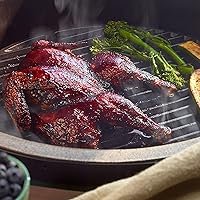 Vista 6 de Rejilla de cocción de hierro fundido,Rejillas de cocción para huevos verdes pequeños y mínimax,Reemplazo de rejilla redonda para huevos verdes