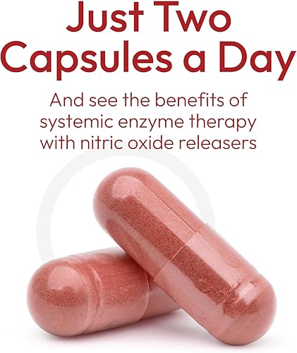 Miniatura 6 de Suplemento de nattoquinasa Cápsulas de óxido nítrico Extracto de raíz de remolacha Lumbroquinasa de alta potencia y bromelina Enzimas sistémicas