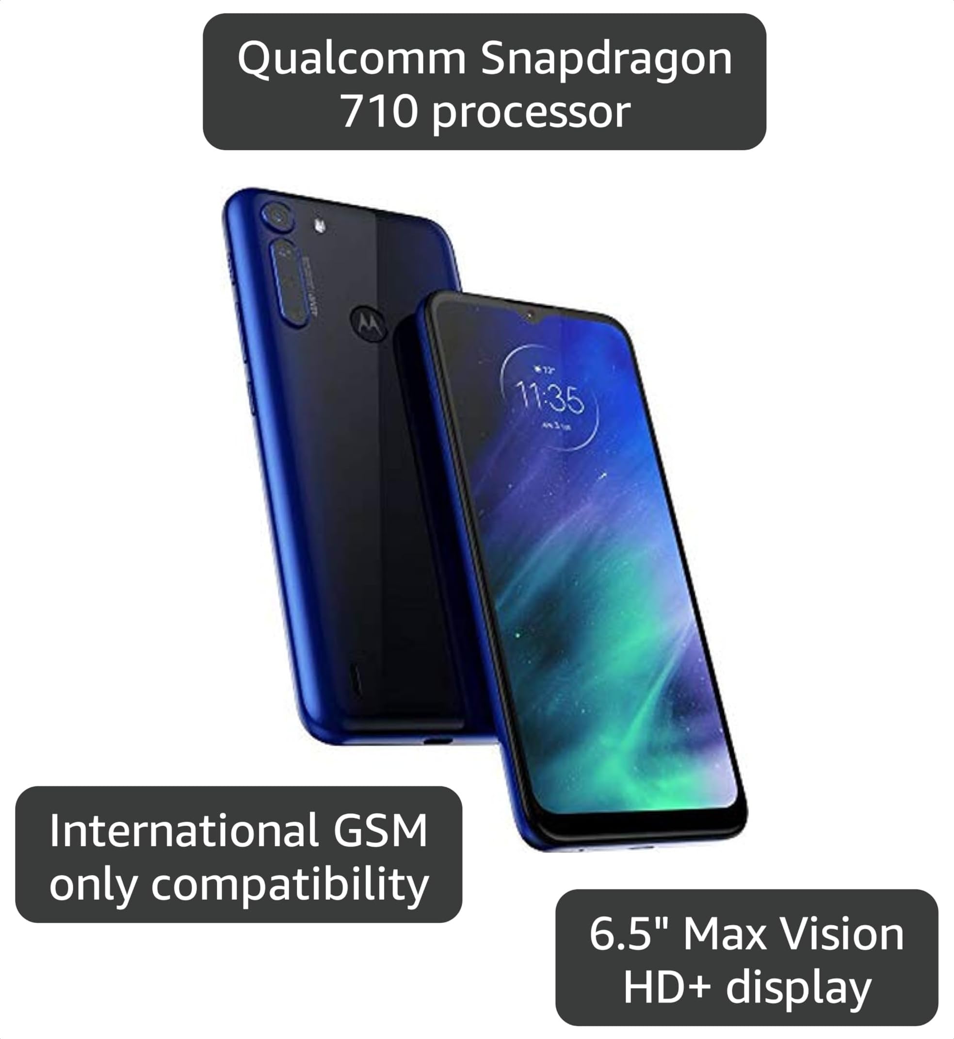 Amazon.com: Motorola One Fusion | Unlocked | GSM Only | 4/64GB