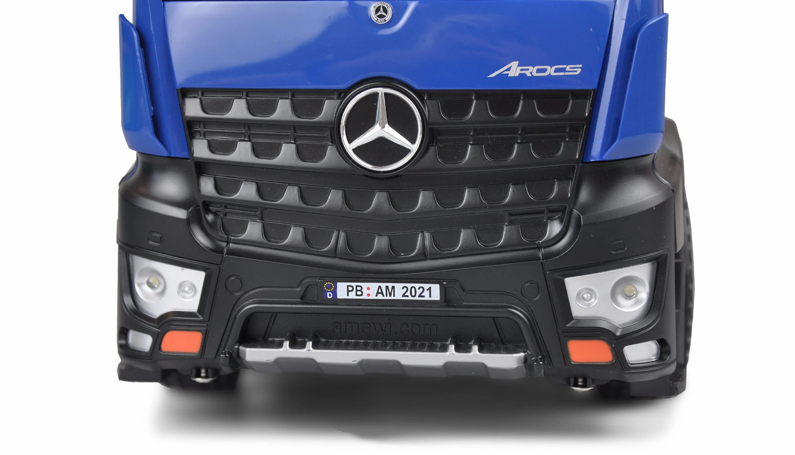 Amewi Mercedes-Benz Arocs Camioncino ribaltabile RTR blu RC telecomandato