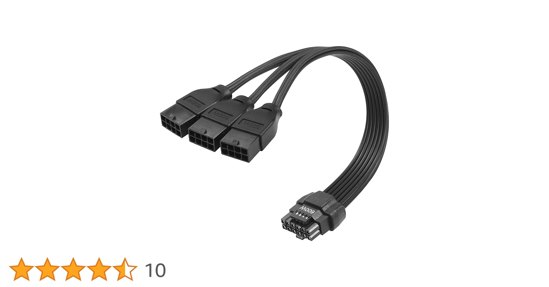CERRXIAN 1FT ATX3.0 12VHPWR a 3x 8Pin Cavo di alimentazione,PCI-e 5.0 12VHPWR ATX3.0 600W 16 Pin Maschio a 3x8Pin(6+2) Femmina Cavo, per Scheda GPU 12+4pin RTX 3090Ti 4070Ti 4080 4090 (3x8Pin F-0.3M) CERRXIAN 1FT ATX3.0 12VHPWR a 3x 8Pin Cavo di alimentazione,PCI-e 5.0 12VHPWR ATX3.0 600W 16 Pin Maschio a 3x8Pin(6+2) Femmina Cavo, per Scheda GPU 12+4pin RTX 3090Ti 4070Ti 4080 4090 (3x8Pin F-0.3M)