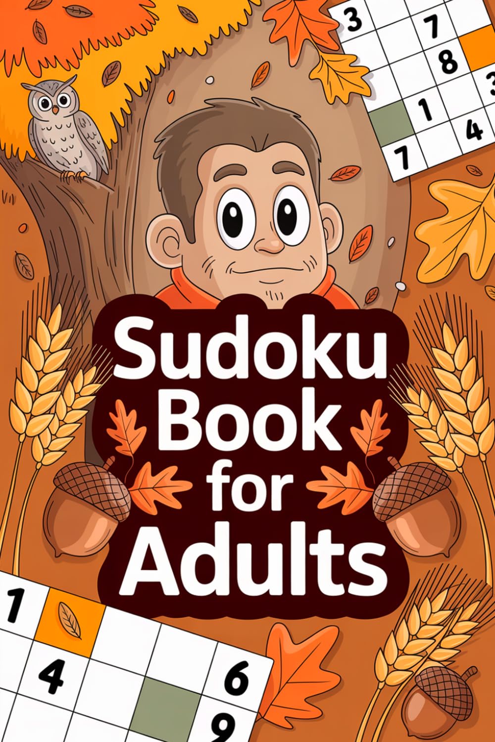 Sudoku Book for Adults: Step-by-Step Math Puzzle Workbook for Grown-Ups