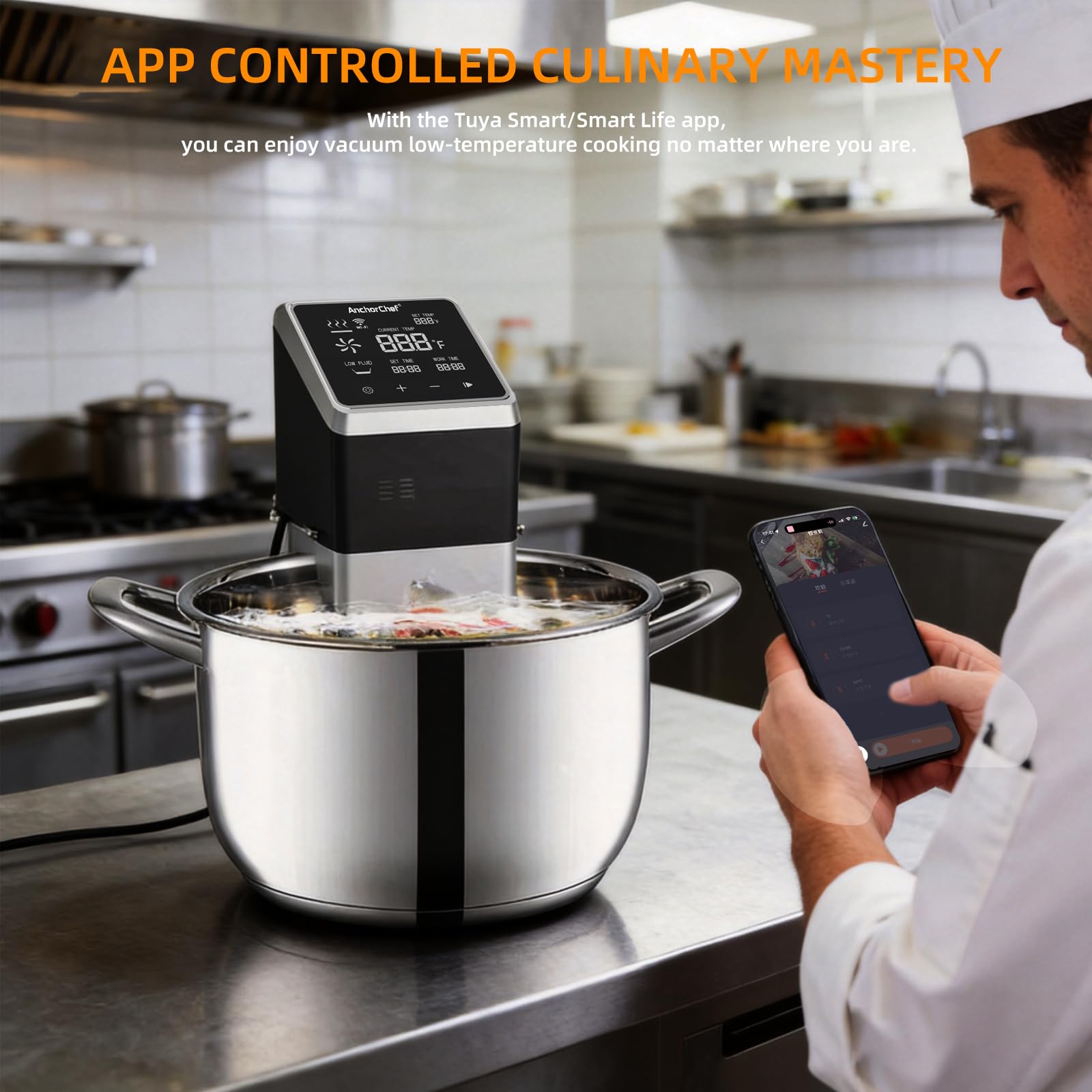 キッチン家電 RIORAND SOUSVIDE immersion cooker Amazon.com: AnchorChef Immersion Circulator, Commercial Restaurant