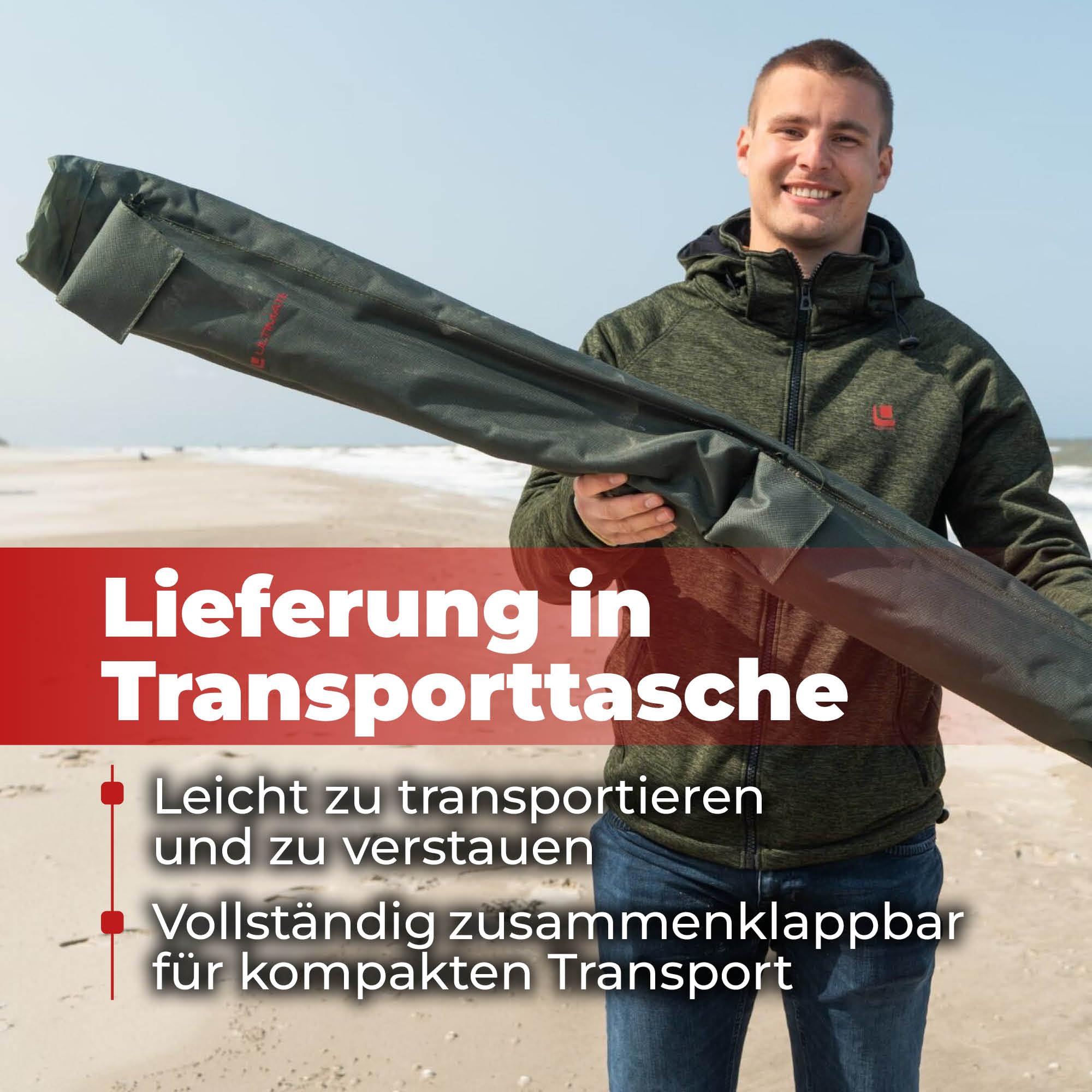Ultimate XL Beach Pod Dreibein | Brandungsrutehalter