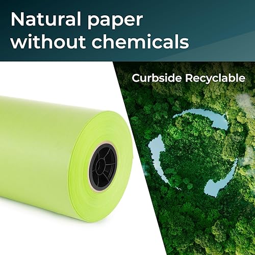 Vista 59 de IDL Packaging SatinPack - Rollo de papel de seda SatinPack de 18 pulgadas x 1800 pies, 20 pesos básicos, color cereza, hecho en Estados Unidos