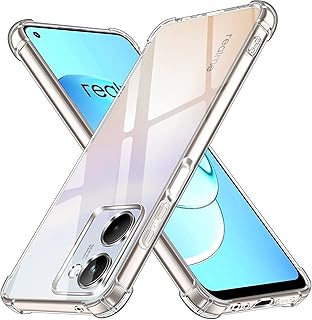 iVoler Cover for Realme 10 4G, Transparent Shock Absorption Case with Soft TPU Bumper, Thin Soft Silicone TPU Protective Case