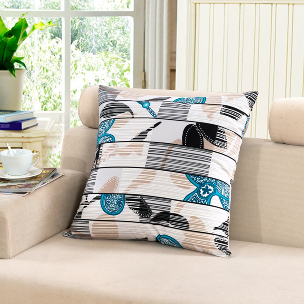 Motifs géométriques mélangent oreiller de sofa déco européenne 45x45cm version B
