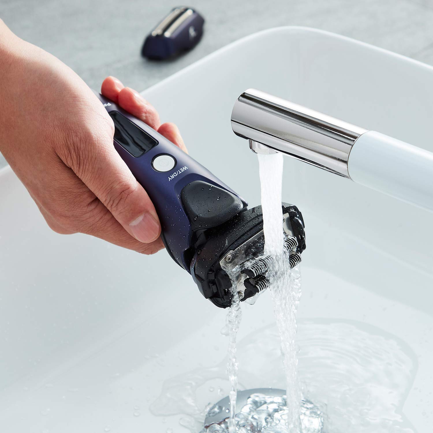 Panasonic ARC3 Electric Razor for Men with Pop-Up Trimmer, Wet Dry 3-Blade Electric Shaver with Intelligent Shave Sensor and 12D Flexible Pivoting Head  ES-LT67-A (Blue) ES-LT67-A Blue