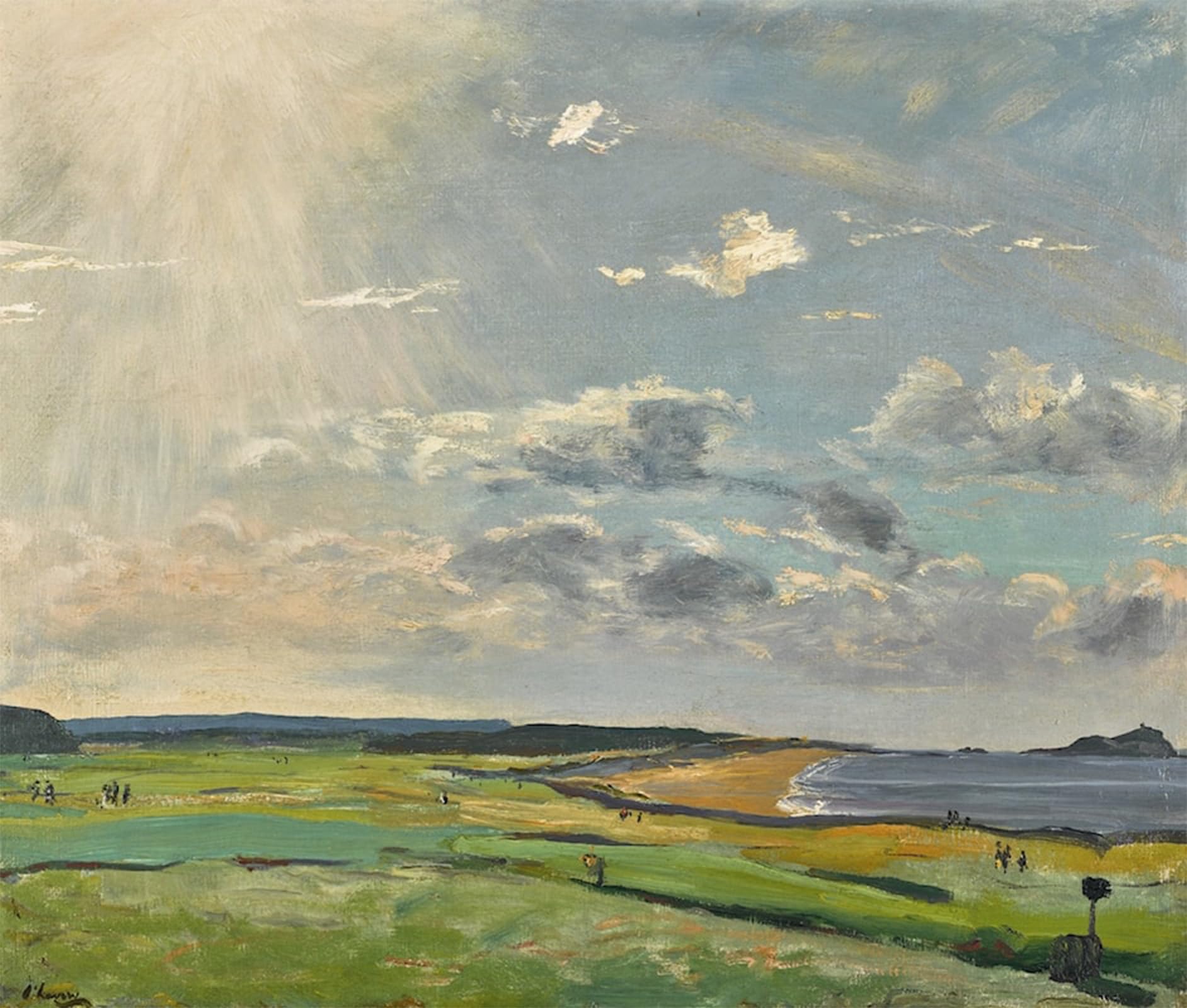 Tableaux sur toile golf John Lavery pour la décoration murale du salon