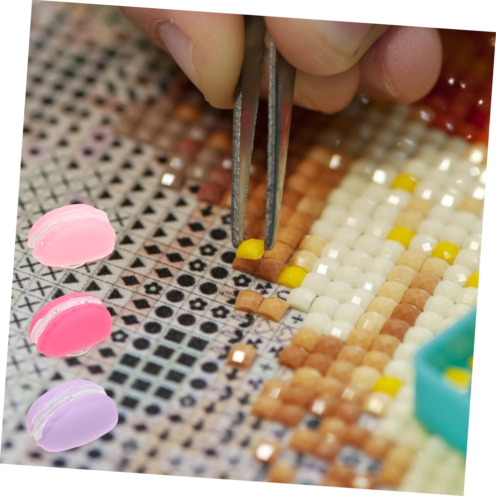 Set De 6 Fixateurs Aimantés Pour Peinture Au Diamant - Accessoire Pratique Pour Broderie DIY - 5