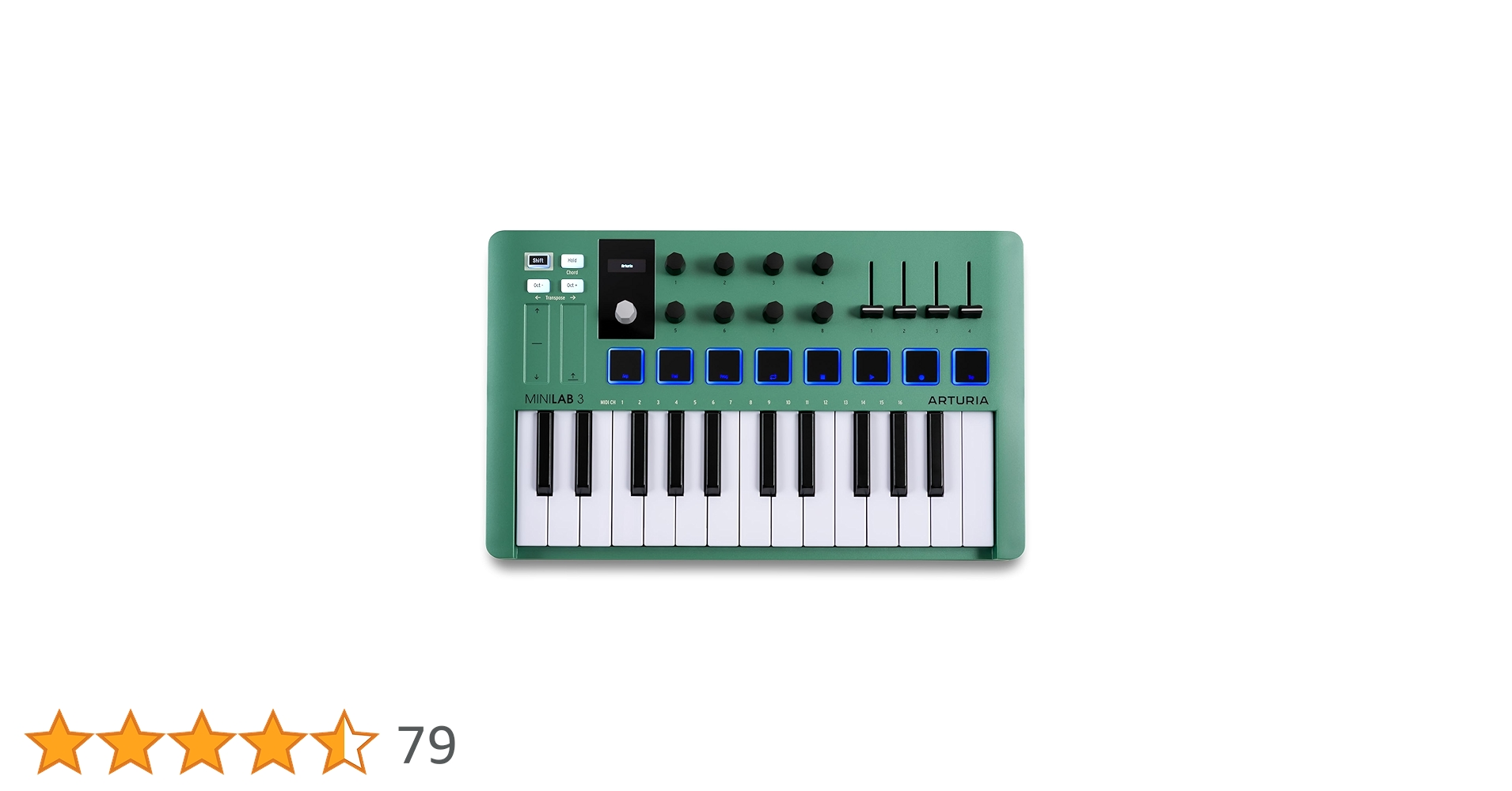 ARTURIA minilab3 ミント 専用ケース付き Arturia - MiniLab 3 Mint Edition