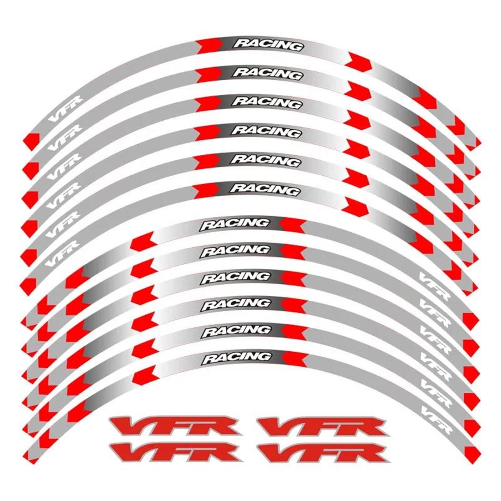 Motorcycle Wheel Tire Rim Stickers 17inch for VFR VFR750 VFR800 VFR1200 VFR1200F