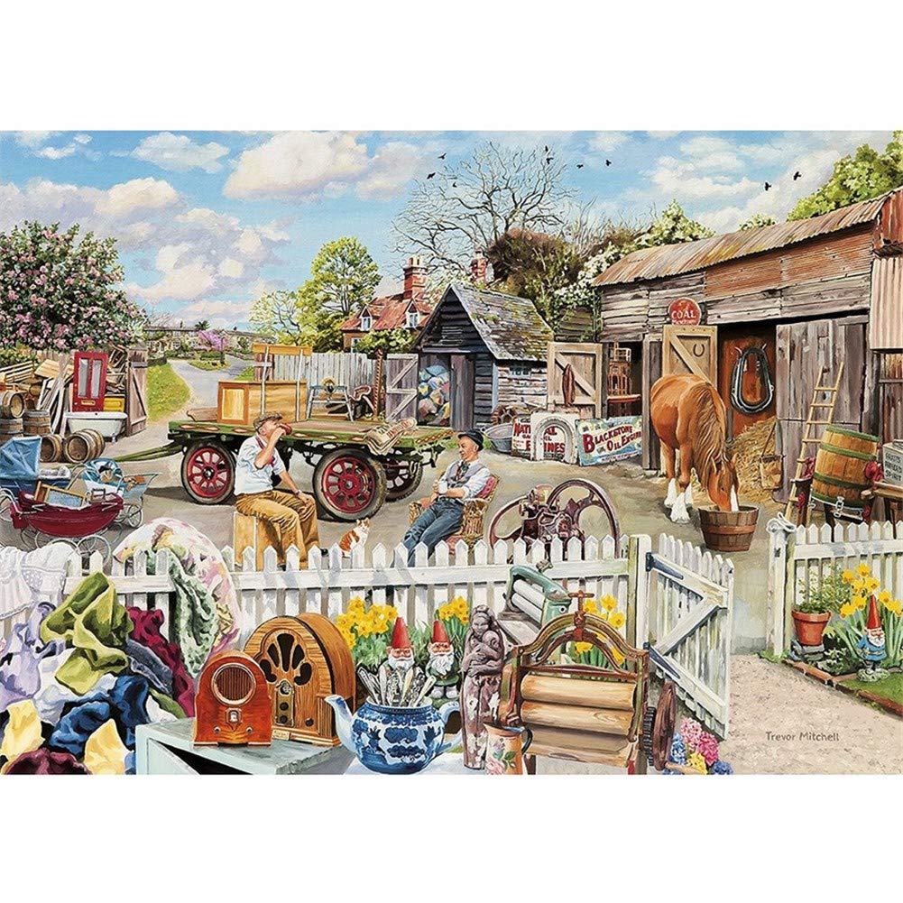 Diamond Painting by Numbers Kit for Adult/Kid Country Landscape 70x100cm/28*40in DIY 5D Diamond Embroidery Large Full Drill Crystal Rhinestone Cross Stitch Handicrafts Home Living bedroom Wall Decor